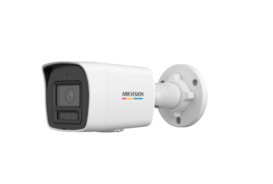CAMARA HIKVISION IP BULLET 1080 2MP, CON AUDIO, LENTES 2.8MM LUZ BLANCA 30 MTS COLOR VU