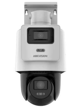 CAMARA HIKVISION IP PT TANDEMVU 4MP LUZ HIBRIDA MICROFONO Y ALTAVOZ