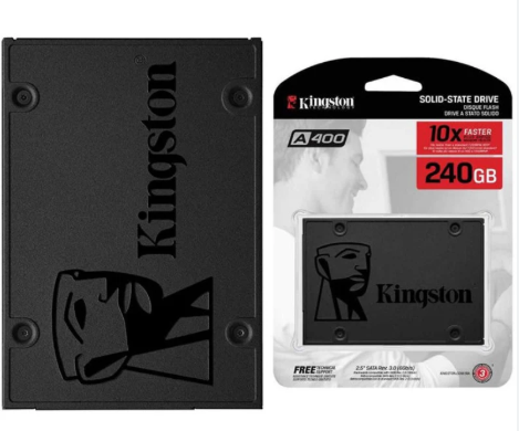 UNIDAD DE DISCO SSD KINGSTON 240GB A400 2.5" SATA3