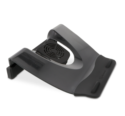 BASE PARA LAPTOP HASTA 17" KLIP CON VENTILADOR Y HUB DE 4 USB COLOR NEGRO