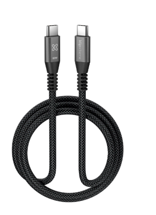 CABLE USB TEL. KLIP XTREME KAC-250 6FT TIPO A-C TRENZADO CARGA R. 60W