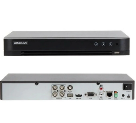 DVR HIKVISION TURBO 4CH, RESOLUCION MAXIMA 8Mp LITE 12MG