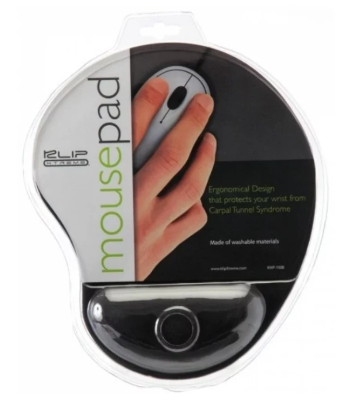 MOUSE PAD DE GEL KLIP X NEGRO