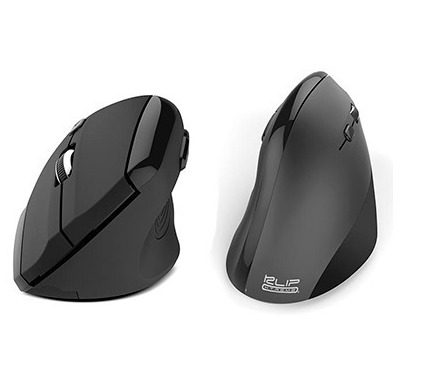 MOUSE INALAMBRICO VERTICAL KLIP COLOR NEGRO