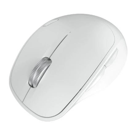 MOUSE BLUETOOTH KLIP DUOTRAK 6 BOTONES ERGONOMICO COLOR BLANCO