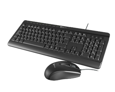 TECLADO Y MOUSE USB KLIP MULTIMEDIA COLOR NEGRO