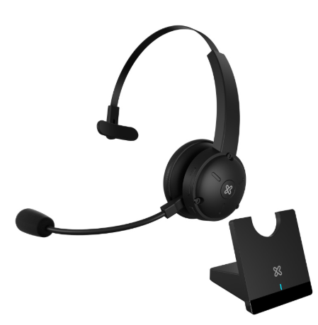 HEADSET BLUETOOTH MONOAURICULAR KLIP CON BASE MAGNETICA DE CARGA