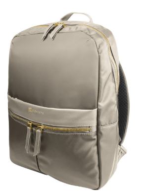 MOCHILA KLIP BARI PARA LAPTOP DE 15.6" COLOR KHAKI ESTILO FEMENINO