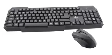 TECLADO Y MOUSE INALAMBRICO XTECH EN ESPAÑOL COLOR NEGRO