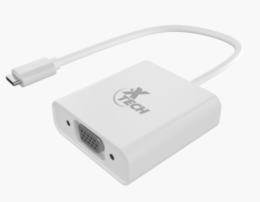 ADAPTADOR DE VIDEO XTECH USB TIPO-C A VGA HEMBRA