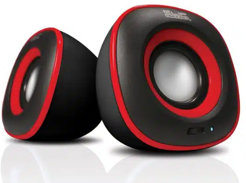 PARLANTE 2.0 CONEXIÓN USB/3.5MM  XTECH COLOR ROJO