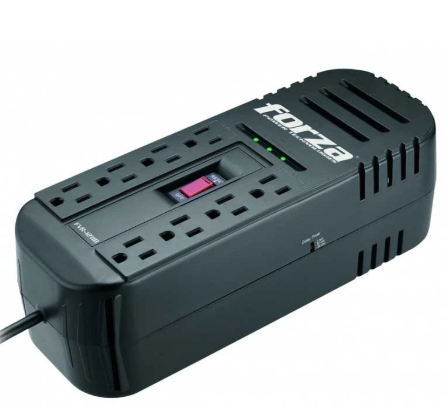 REGULADOR FORZA 2200VA/1100 WATTS 8 SALIDAS