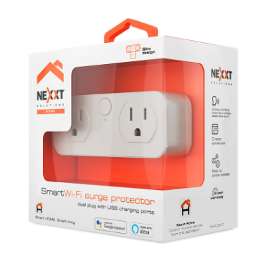 ENCHUFE DOBLE INTELIGENTE NEXXT WI-FI