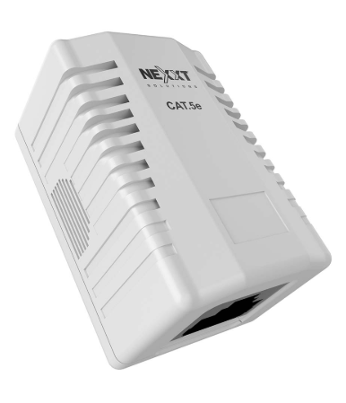 CAJA SUPERFICIE NEXXT CAT5E 1 PUERTO CON JACK