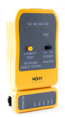 PROBADOR NEXXT PARA CABLES RJ45/RJ11/RJ12 BATERIA INCLUIDA