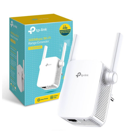REPETIDOR 300 MBPS TP-LINK 1 PUERTO 10/100 2 ANTENAS
