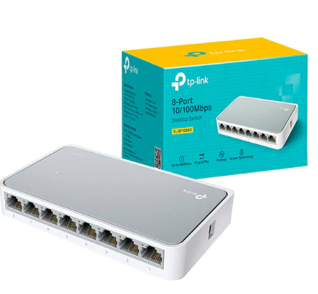 SWITCH TP-LINK 8 PUERTOS 10/100 MBPS DE ESCRITORIO