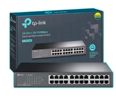 SWITCH TP-LINK 24 PUERTOS 10/100  DE ESCRITORIO Y RACK