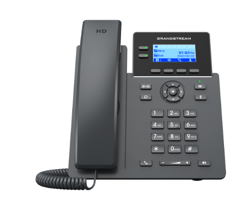 TELEFONO IP GRANDSTREAM 4 SIP 2 LINEAS POE