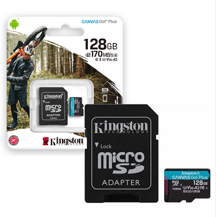 MEMORIA KINGSTON SD 128GB CANVAS GO 