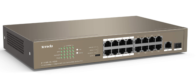 SWITCH POE EXTENDIDO TEF1118P-16-150W