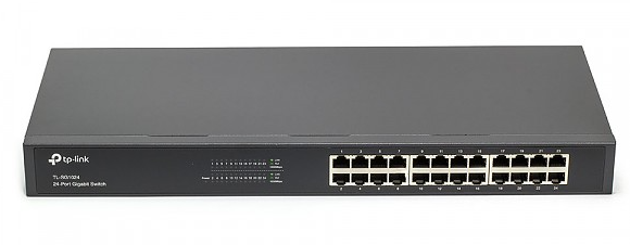 SWITCH TP-LINK 24 PUERTOS 10/100/1000 GIGABIT DE ESCRITORIO Y RACK