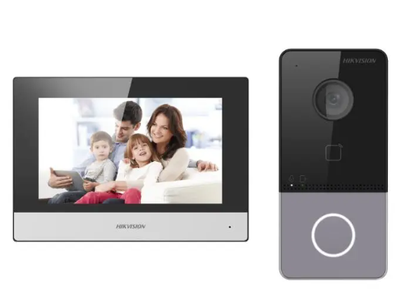 VIDEO PORTERO IP HIKVISION INTERCOMUNICADOR Y PANTALLA TACTIL DE 7 IN, CAMARA HD DE 2Mp, FUNCIONES DE CONTROL DE ACCESO,IP65