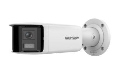 CAMARA HIKVISION IP BULLET 6MP PANORAMICA ACUSENSE DETECCION DE HUMANOS Y VEHICULOS,ULTRA ANGULAR 180 GRADOS ALARMA 12MG