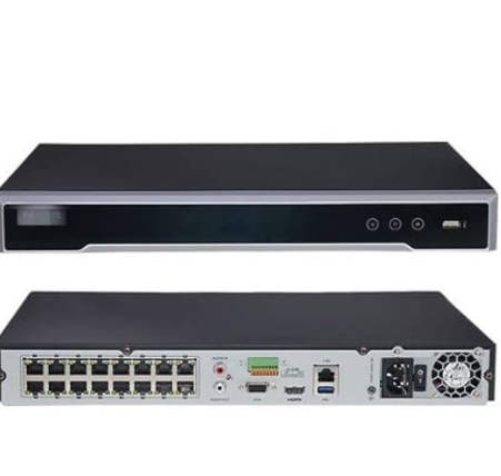 NVR HIKVISION 16CH 16 PUERTOS POE 4k 12MG