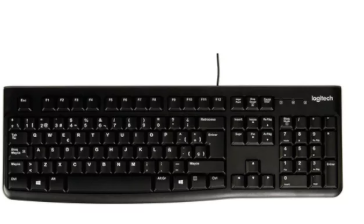 TECLADO ALAMBRICO LOGITECH K120, SLIM/COLOR NEGRO