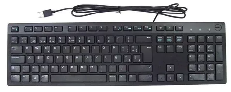 TECLADO ALAMBRICO DELL KB216-BK, SLIM/COLOR NEGRO
