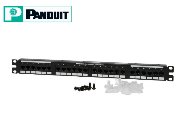 PATCH PANNEL CAT6 PANDUIT NK 24 PUERTOS UTP 19IN