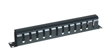 ORGANIZADOR HORIZONTAL CATcom PVC,19 IN, 2U SIMPLE