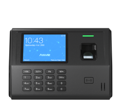 ANVIZ  EP300 PRO CONTROL DE ASISTENCIA BIOMETRICO HUELLA DACTILAR CONTRASEÑA ALMACENIMIENTO 3,000 USUARIOS 100,000 REGISTROS 12MG