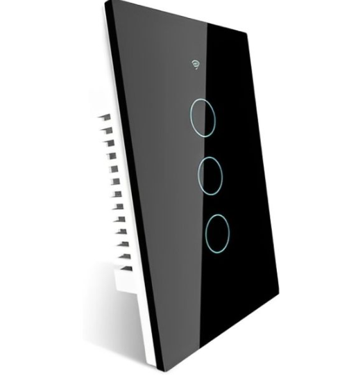 SMART SWITCH 3 INTERRUPTORES MoesGo INTERRUPTOR INTELIGENTE WIFI  2ªGENERACION  NO NEUTRO