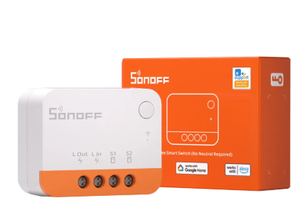 INTERRUPTOR INTELIGENTE ZBMINI SONOFF, NO REQUIERE LINEA NEUTRA