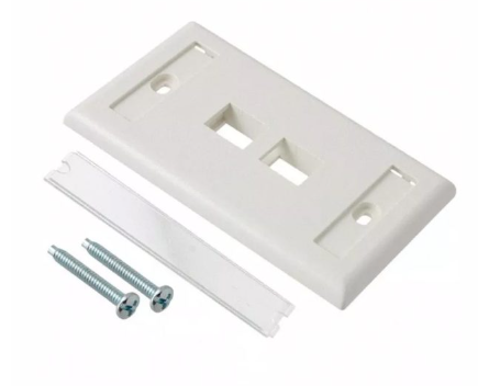 TAPADERA PANDUIT 2 PUERTOS DE RED