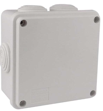 CAJA PLASTICA DE REGISTRO TIBOX 10*10*5 CMS