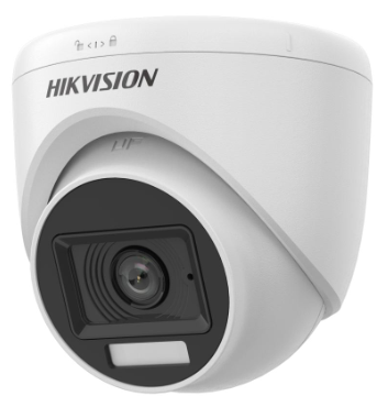 CAMARA HIKVISION DOMO 1080P 2MP SMART HYBRID PLASTICA 3OMTS IR 20MTS LUZ BLANCA 12MG