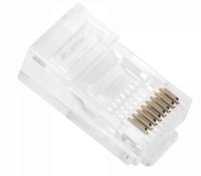 CONECTOR CAT5E LINKEDPRO RJ45 CHAPA DE ORO 30 MICRAS SIN BLINDAJE