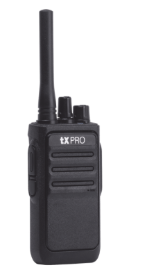 RADIO PORTATIL TXPRO TX320 UHF 400-470 MHZ/16CH/2 WATTS DE POTENCIA
