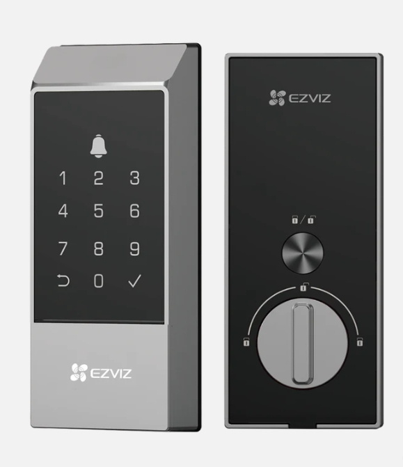 CERRADURA EZVIZ,DE PASADOR, HUELLA,NUMERICO,TARJETA, DESBLOQUEO DESDE LA APP, TIPO C