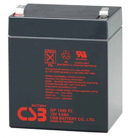 BATERIA CSB 12 VOLTIOS 4.5 AMPERIOS 12V4.5AMP