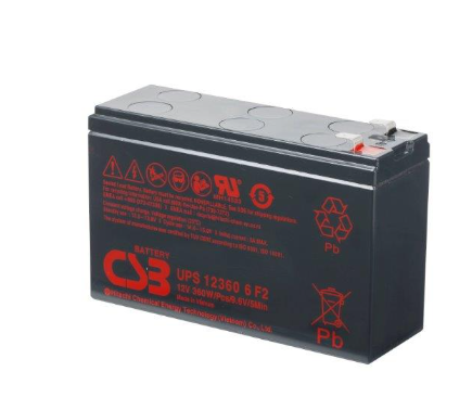 BATERIA CSB 12 VOLTIOS 360W 7.5 AH DELGADA 12V7.5AMP
