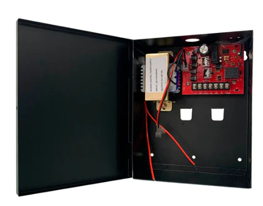 FUENTE DE PODER CONTROL DE ACCESO SKYLINK/GABINETE/2 RELAY CON TIMER 0.7 SEGUNDOS/ 5AMP-12V