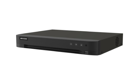 DVR HIKVISION 8CH TURBOHD AUDIO DE DOS VIAS POR COAXITRON ACUSENSE RECONOCIMIENTO FACIAL 1 BAHIA DE DISCO DURO SALIDA DE VIDEO EN 4K 12MG