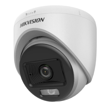 CAMARA HIKVISION DOMO COLORVU HD 1080P 2MP DISTANCIA LUZ BLANCA HASTA 20MT Y 20MT IR CON AUDIO
