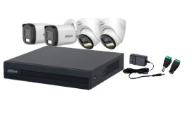KIT DAHUA 1080 DVR 8CH 4 CAMARAS BULLET BIDIRECCIONAL CAMARA DOMO BIDIRECCIONAL
