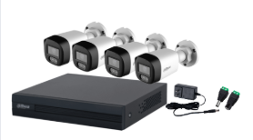 KIT DAHUA 1080 DVR 8CH 4 CAMARAS BULLET BIDIRECCIONAL