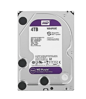 DISCO DURO WD DE 4TB PURPLE PARA VIDEOVIGILANCIA